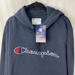Champion Embroidered Sweatshirt Hoodie Large NWT